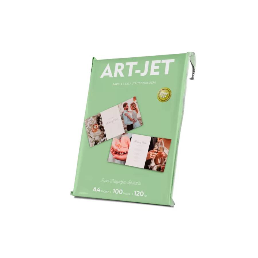 Papel Fotográfico Brillante 120g x100 Hojas
