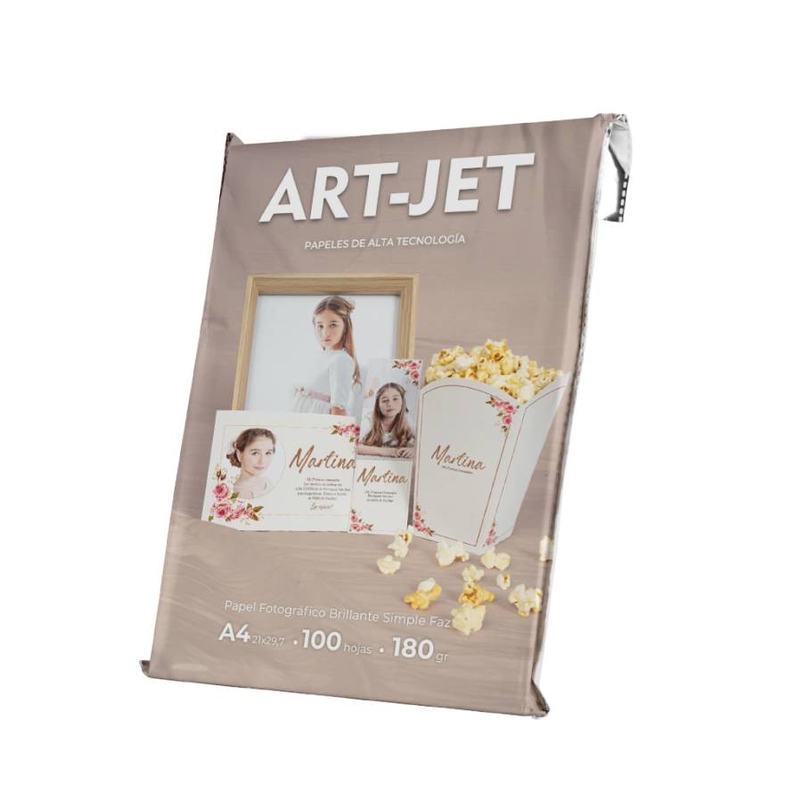 Papel Foto Brillante Arjet 180grs