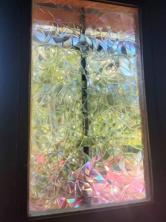 Vinilo Suncatcher - 100x50cm Genera Arcoiris Ventana Vidrio